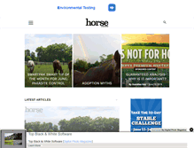 Tablet Screenshot of horsechannel.com